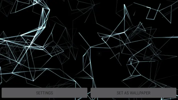 Neon Particles Live Wallpaper android App screenshot 1